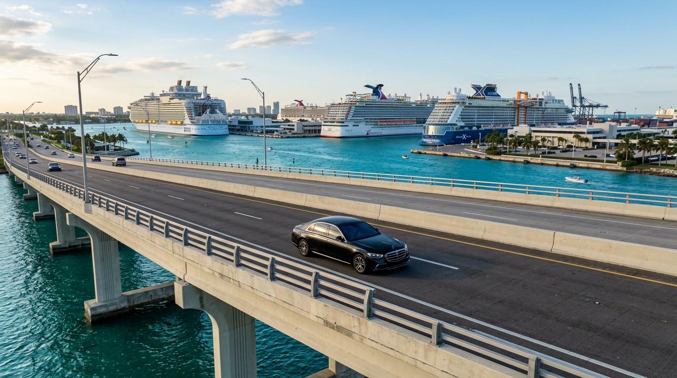 Transfer do aeroporto de Fort Lauderdale para Port Everglades