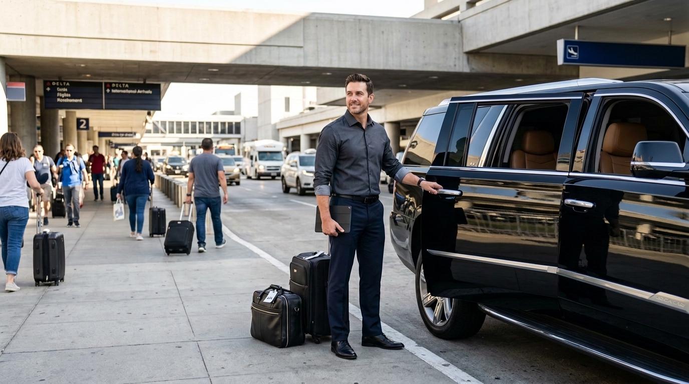 Transfer do aeroporto LAX para o centro de Los Angeles