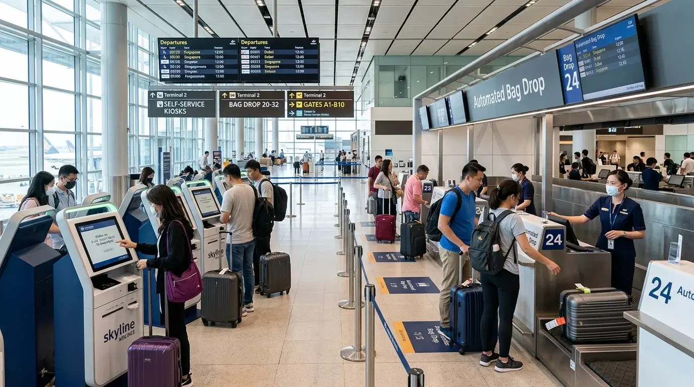 Enregistrement à l’aéroport : guide étape par étape