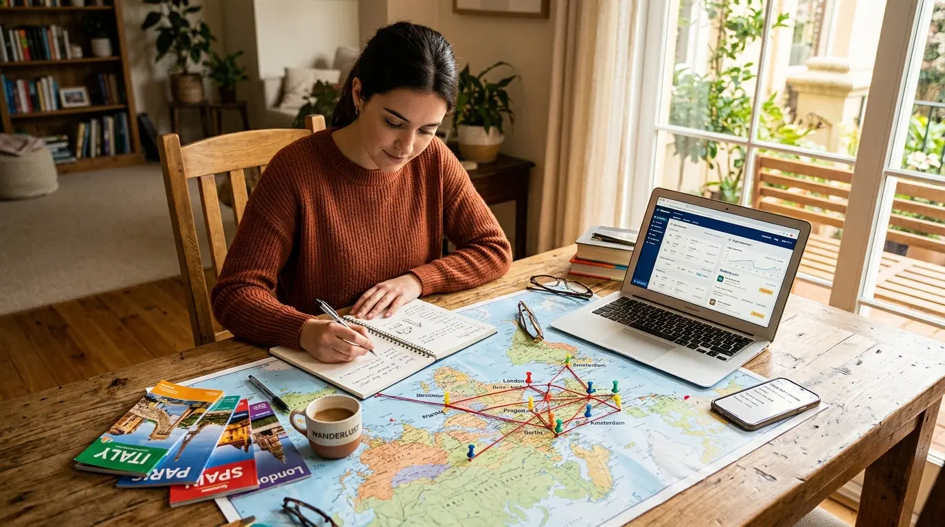 Como planejar uma viagem para várias cidades