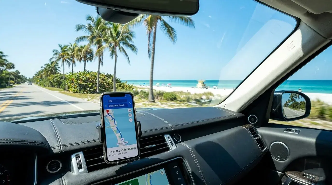 Aéroport de Tampa à Siesta Key : Guide des Transferts