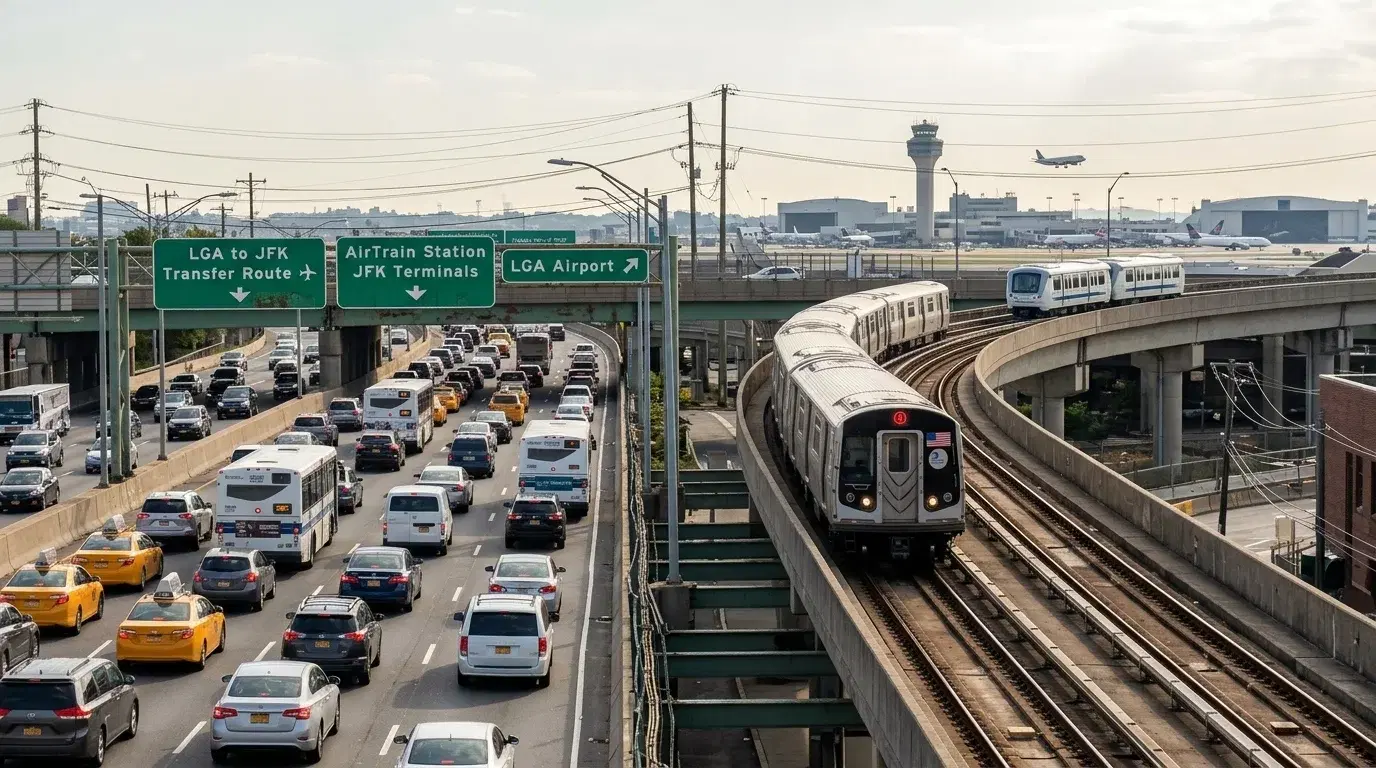 Transfer de LaGuardia para JFK: tempo, preço e melhores opções