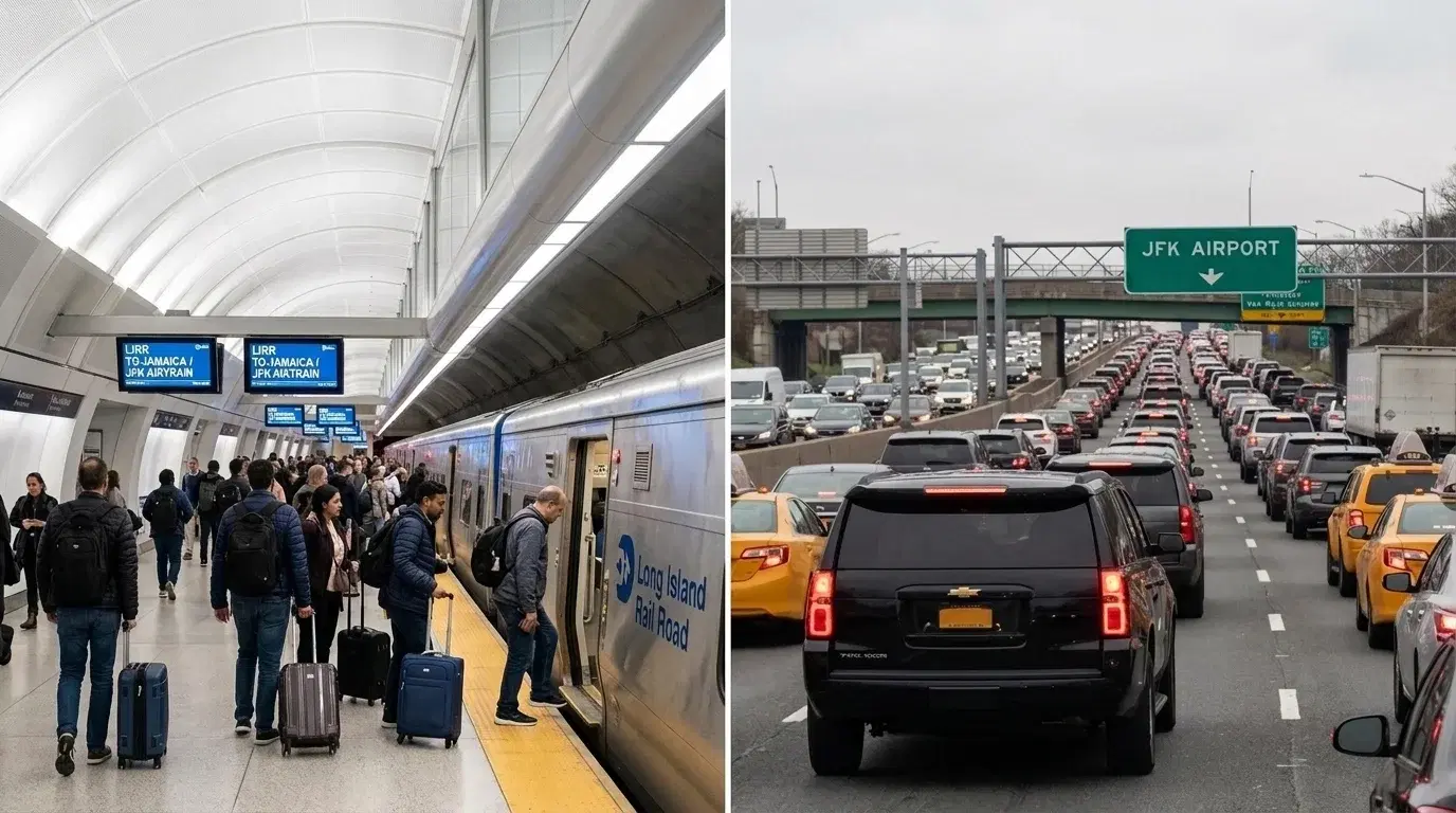 Como ir de Grand Central para JFK: trem, táxi ou carro particular