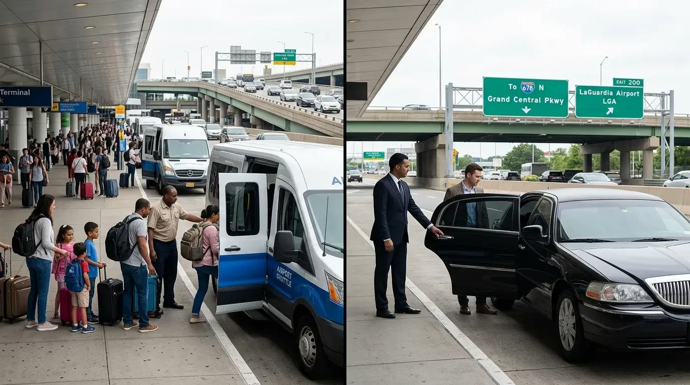 JFK to LGA Shuttle: Shared vs Private Options