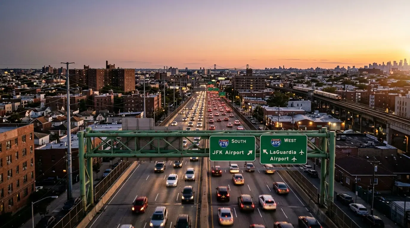 Qual a distância do JFK até o aeroporto LaGuardia? Distância, tempo e transporte