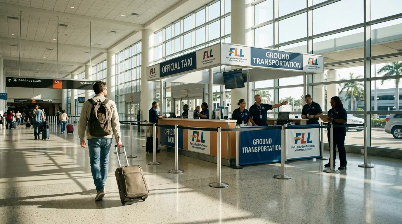Comment éviter les arnaques de taxi à l’aéroport de Fort Lauderdale FLL