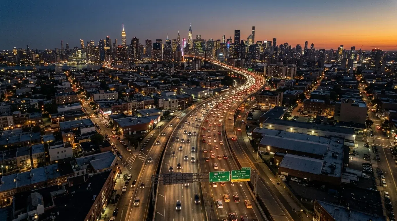 Distância entre JFK e Times Square: km e tempo de viagem