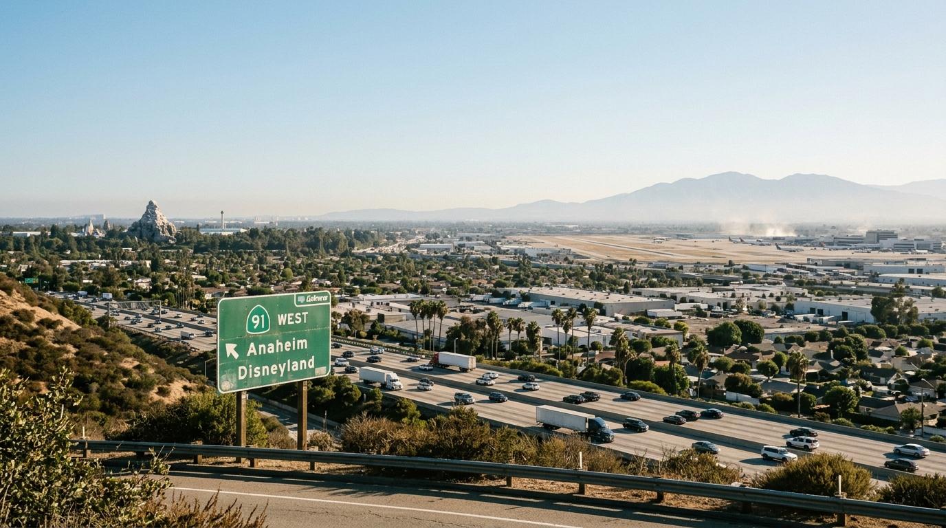 Ontario Airport to Disneyland: Distance, Travel Time, and Transportation
