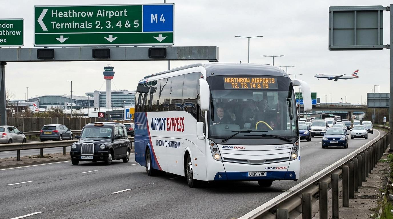 Coach to Heathrow: National Express, RailAir & Local Buses