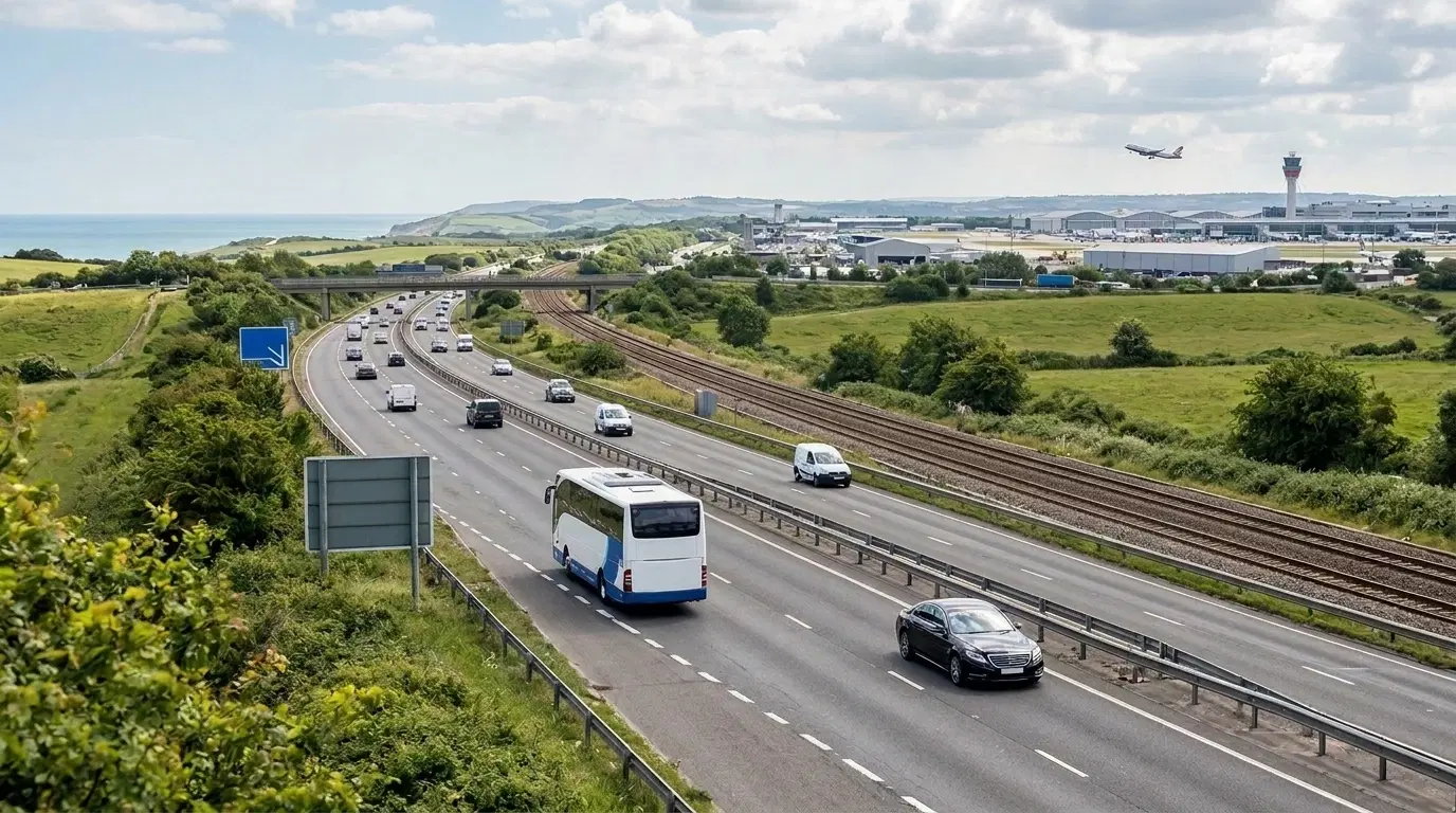 De Brighton para Heathrow: ônibus, trem ou traslado privado