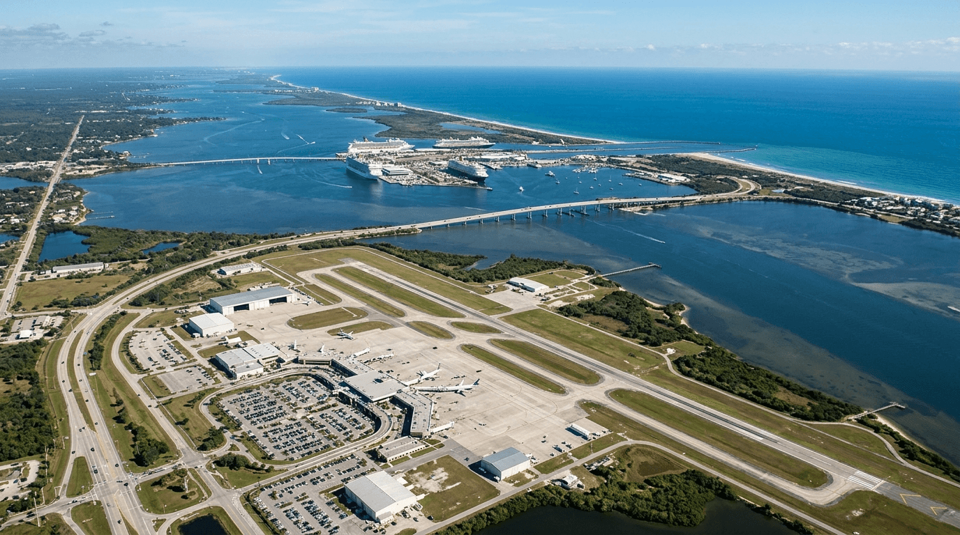 Closest Airport to Port Canaveral and Which One to Fly Into