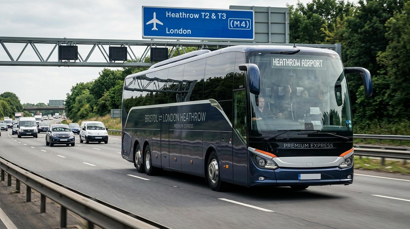 Bristol to Heathrow Bus: Coach, Train & Private Car