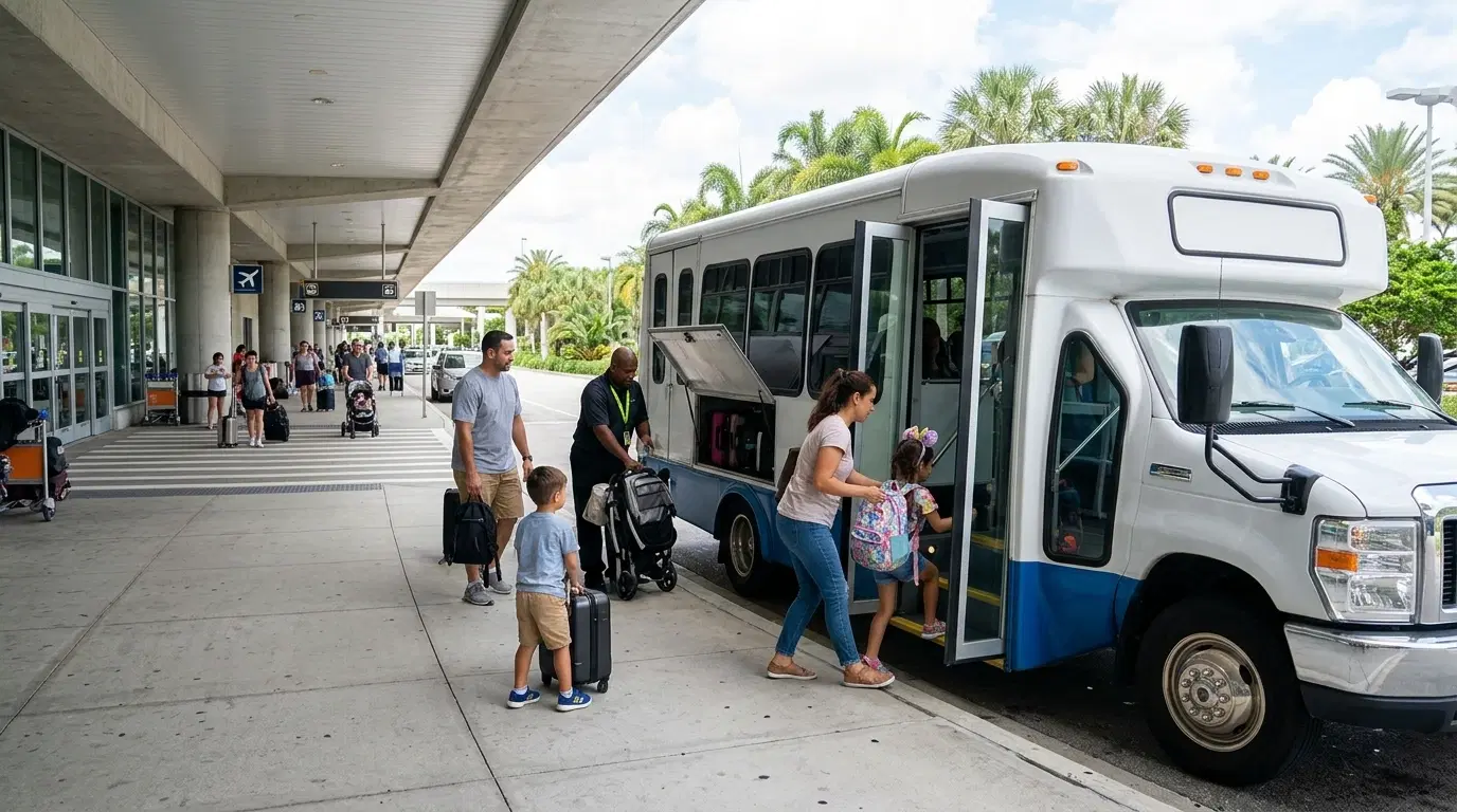 Shuttle aeropuerto de Sanford a Disney World y Orlando