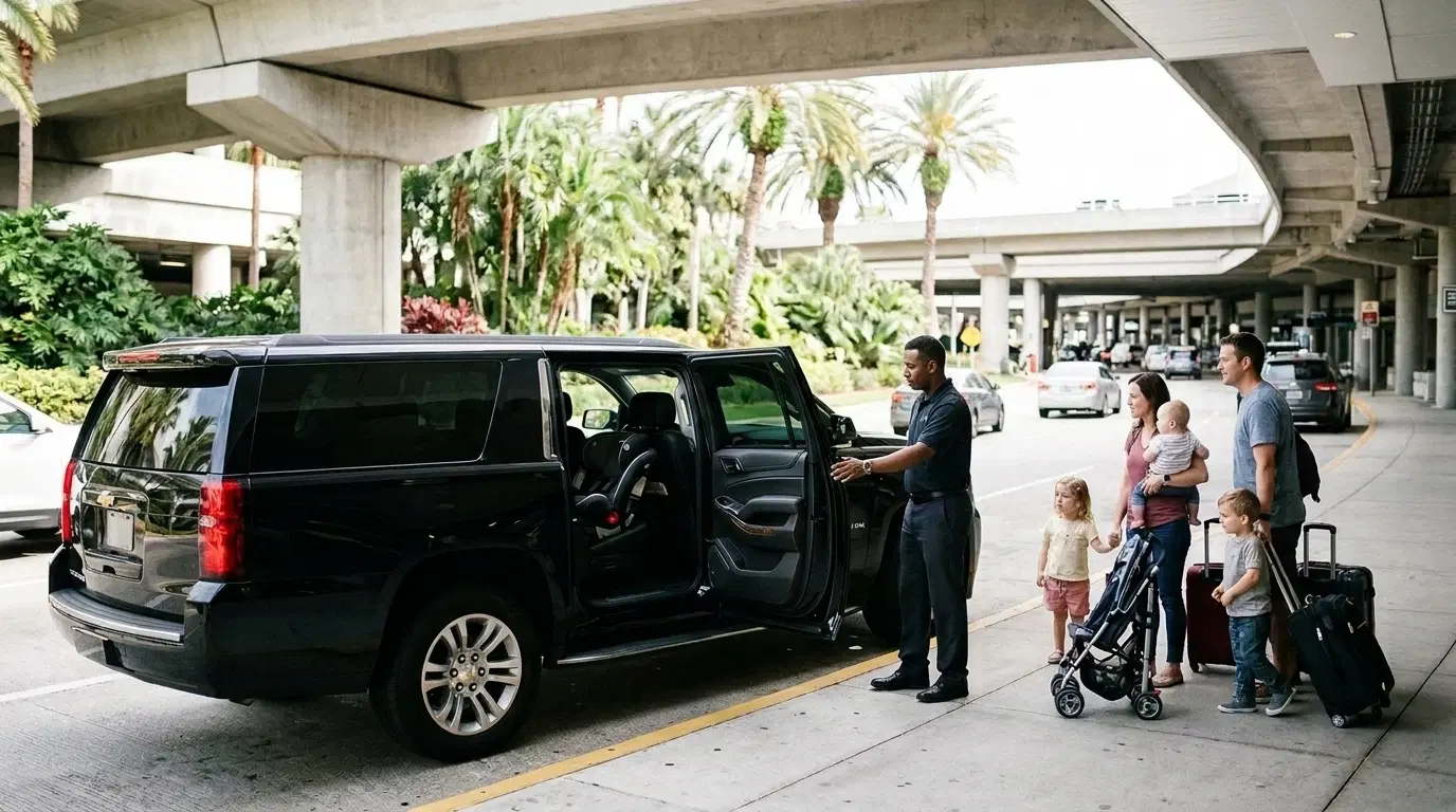 Transfer com cadeirinha em Orlando e a lei da Flórida