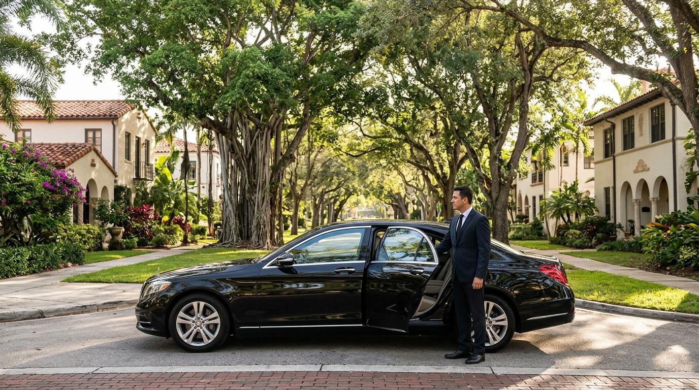 Coral Gables para o Aeroporto de Miami e Key Biscayne, Guia