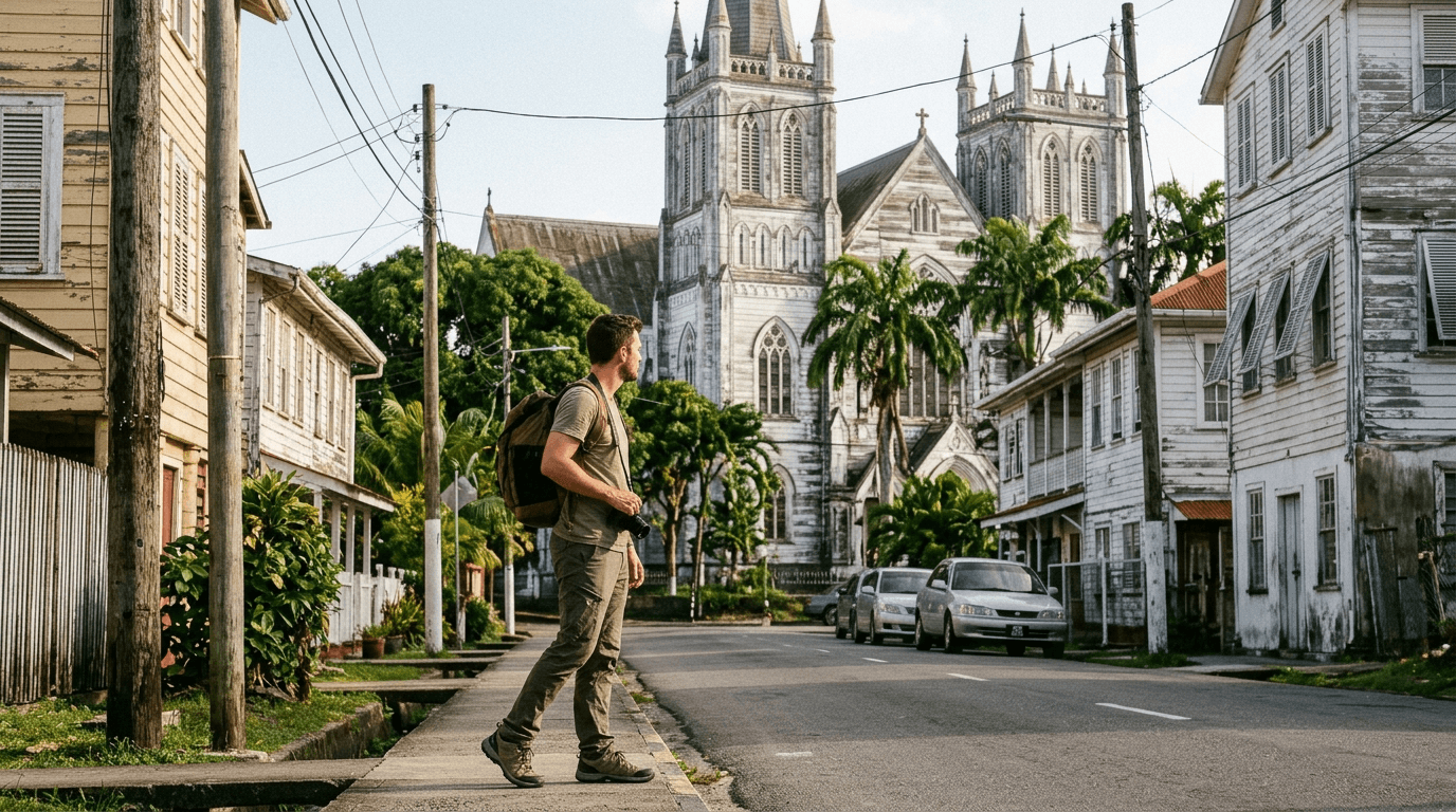 Meilleures villes pour voyager en solo au Guyana : destinations pour voyager seul