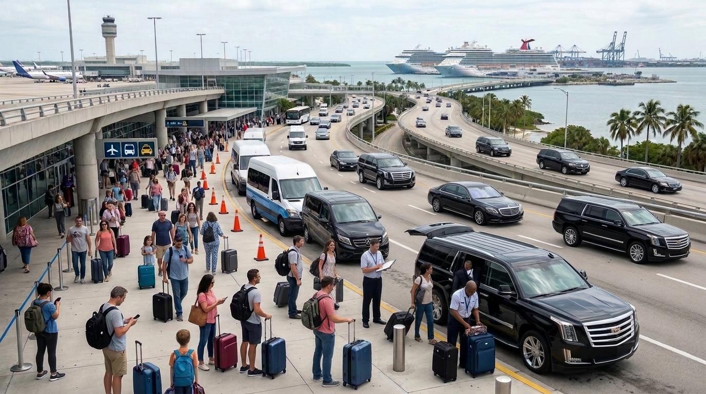 Transfer do aeroporto para o porto de cruzeiros: o que você precisa saber