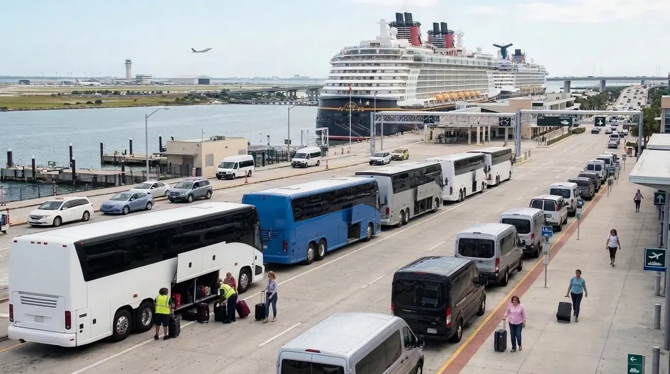Transport de l’aéroport vers le port de croisière : comment s’y rendre